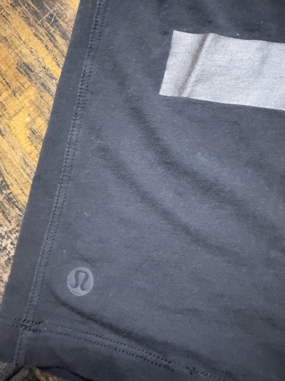 lululemon athletica Black Short Sleeve Logo Tee - Picture 2 of 9